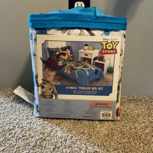 COPY - 4 piece Toy story toddler bed set!